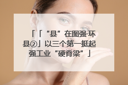 「“县”在图强·环县②」以三个第一挺起强工业“硬脊梁”