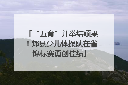 “五育”并举结硕果！郏县少儿体操队在省锦标赛勇创佳绩