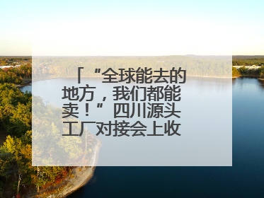 “全球能去的地方，我们都能卖！”四川源头工厂对接会上收获海量意向