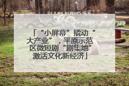 “小屏幕”撬动“大产业”，平原示范区微短剧“剧集地”激活文化新经济