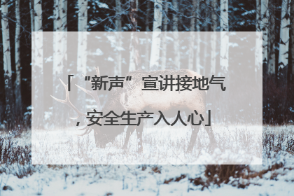 “新声”宣讲接地气，安全生产入人心