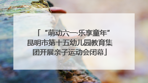 “萌动六一·乐享童年”昆明市第十五幼儿园教育集团开展亲子运动会闭幕