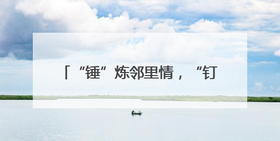 “锤”炼邻里情，“钉”筑新家园——大成社区聚力共绘家园新篇