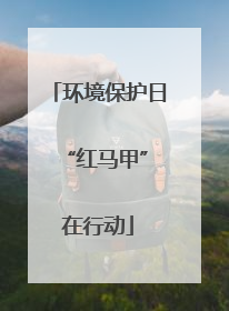 环境保护日 “红马甲”在行动