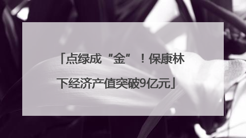 点绿成“金”！保康林下经济产值突破9亿元