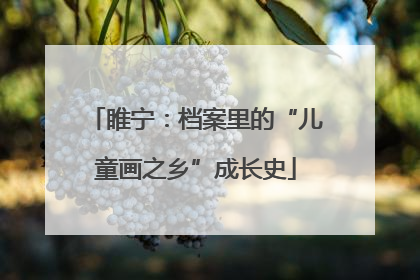 睢宁：档案里的“儿童画之乡”成长史