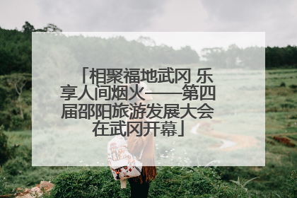 相聚福地武冈 乐享人间烟火——第四届邵阳旅游发展大会在武冈开幕
