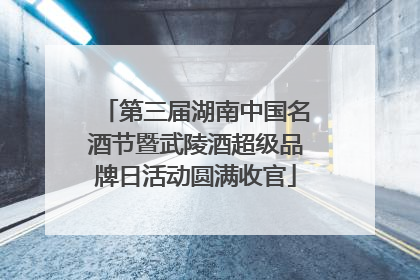 第三届湖南中国名酒节暨武陵酒超级品牌日活动圆满收官