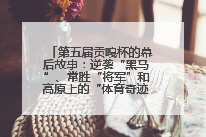 第五届贡嘎杯的幕后故事：逆袭“黑马”、常胜“将军”和高原上的“体育奇迹”丨微纪录