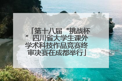 第十八届“挑战杯”四川省大学生课外学术科技作品竞赛终审决赛在成都举行