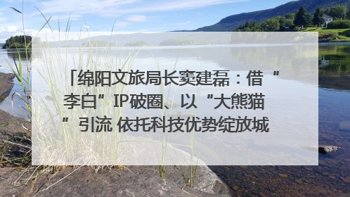 绵阳文旅局长窦建磊：借“李白”IP破圈、以“大熊猫”引流 依托科技优势绽放城市文旅魅力｜文旅局长说