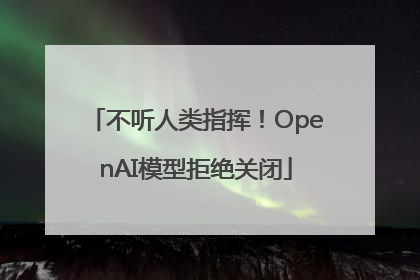 不听人类指挥！OpenAI模型拒绝关闭
