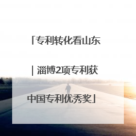 专利转化看山东｜淄博2项专利获中国专利优秀奖