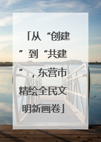 从“创建”到“共建”，东营市精绘全民文明新画卷
