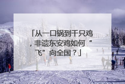 从一口锅到千只鸡，非遗东安鸡如何“飞”向全国？