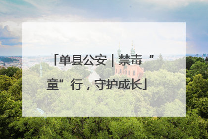 单县公安｜禁毒“童”行，守护成长