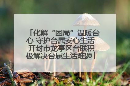 化解“困局”温暖台心 守护台属安心生活 开封市龙亭区台联积极解决台属生活难题