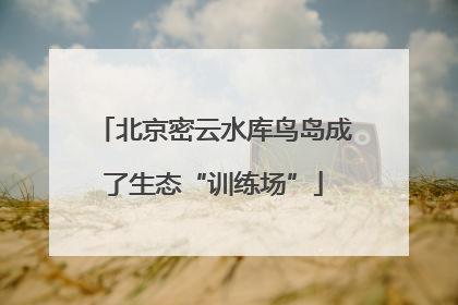 北京密云水库鸟岛成了生态“训练场”