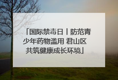 国际禁毒日丨防范青少年药物滥用 君山区共筑健康成长环境