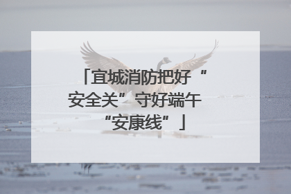 宜城消防把好“安全关”守好端午“安康线”
