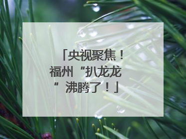 央视聚焦！福州“扒龙龙”沸腾了！