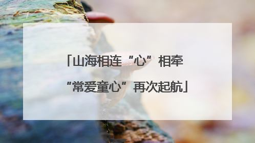 山海相连“心”相牵 “常爱童心”再次起航