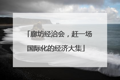 廊坊经洽会，赶一场国际化的经济大集