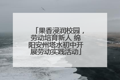 果香浸润校园，劳动培育新人 绵阳安州塔水初中开展劳动实践活动