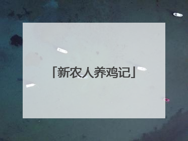 新农人养鸡记