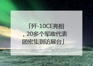 歼-10CE亮相，20多个军政代表团密集到访展台