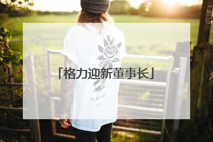 格力迎新董事长