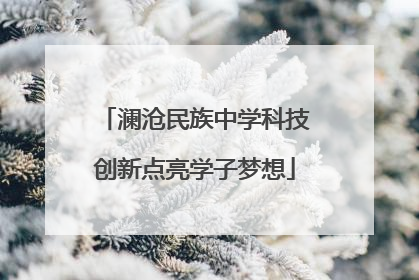 澜沧民族中学科技创新点亮学子梦想