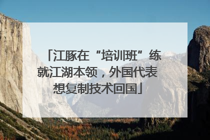 江豚在“培训班”练就江湖本领，外国代表想复制技术回国