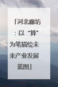 河北廊坊：以“算”为笔描绘未来产业发展蓝图