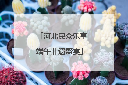 河北民众乐享端午非遗盛宴