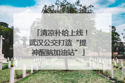 清凉补给上线！武汉公交打造“提神醒脑加油站”