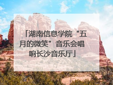 湖南信息学院“五月的微笑”音乐会唱响长沙音乐厅