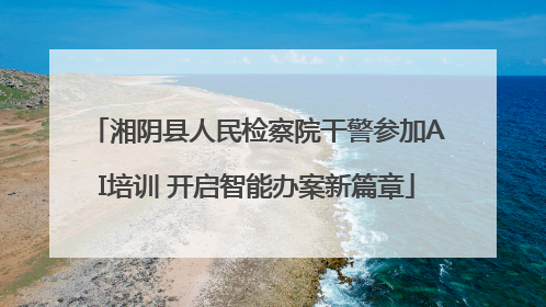 湘阴县人民检察院干警参加AI培训 开启智能办案新篇章