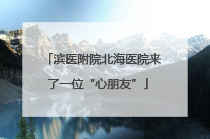 滨医附院北海医院来了一位“心朋友”