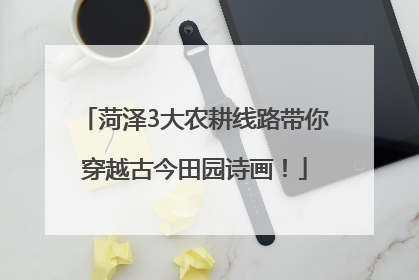 菏泽3大农耕线路带你穿越古今田园诗画！