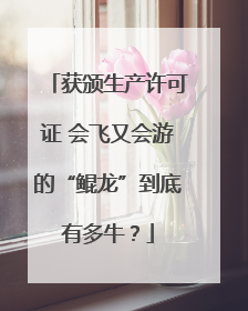 获颁生产许可证 会飞又会游的“鲲龙”到底有多牛？