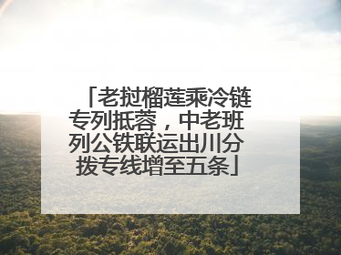 老挝榴莲乘冷链专列抵蓉，中老班列公铁联运出川分拨专线增至五条