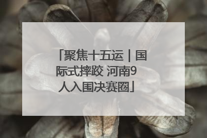 聚焦十五运｜国际式摔跤 河南9人入围决赛圈