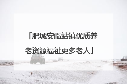 肥城安临站镇优质养老资源福祉更多老人