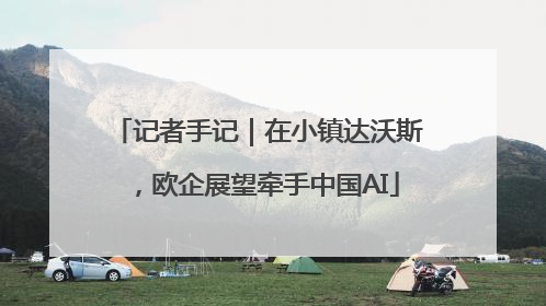 记者手记｜在小镇达沃斯，欧企展望牵手中国AI