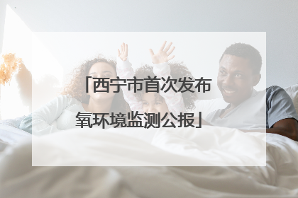 西宁市首次发布氧环境监测公报