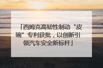 西姆克高韧性制动“皮碗”专利获批，以创新引领汽车安全新标杆