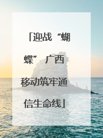 迎战“蝴蝶” 广西移动筑牢通信生命线