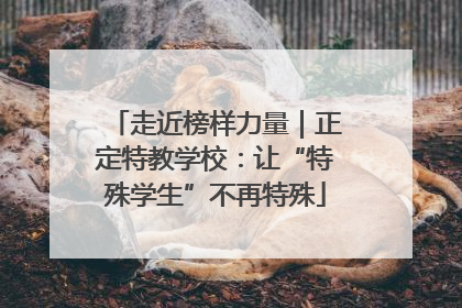 走近榜样力量｜正定特教学校：让“特殊学生”不再特殊