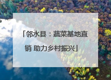 邻水县：蔬菜基地直销 助力乡村振兴